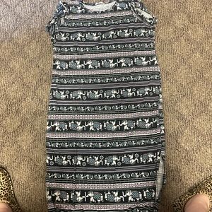 Elephant maxi dress